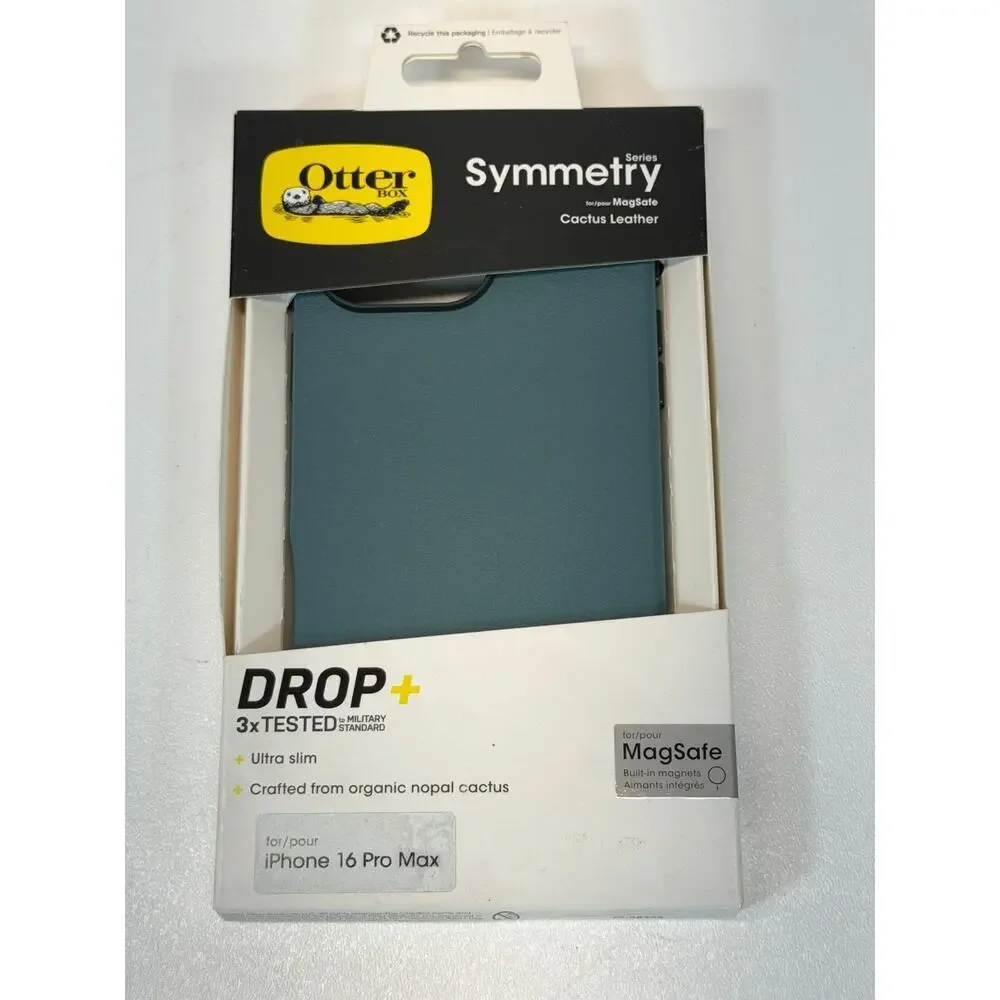 OtterBox Symmetry MagSafe Series Apple iPhone 16 Pro Max Cactus Leather